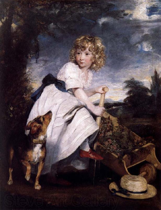 Sir Joshua Reynolds Master Henry Hoare as The Young Gardener Norge oil painting art